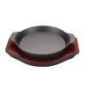 Wholesale of uncoated round barbecue trays, barbecue pizza and steak trays for hotels and restaurants, teppanyaki and Korean barbecue trays Item Picture